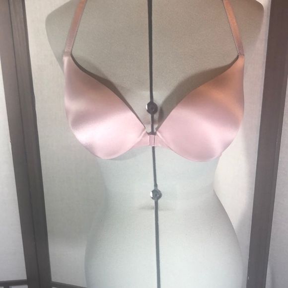 Victoria Secret “So Obsessed “ 34 D push up mauve lacey razor back faux laced - Picture 1 of 13